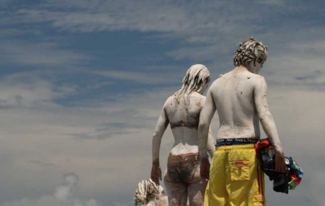 Coger el sol en la playa